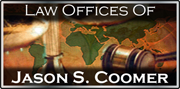 Law Offices of Jason S. Coomer homepage.